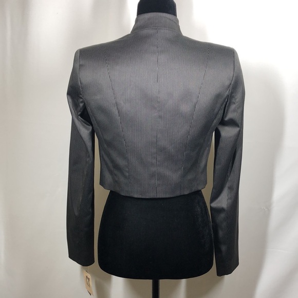 Anne Klein jacket for suit color gray no buttons - Picture 3 of 12